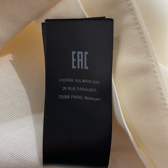 BALMAIN white/cream skirt. Size 34. Authentic. Worn 1x. Beautiful fit! - Picture 8 of 8